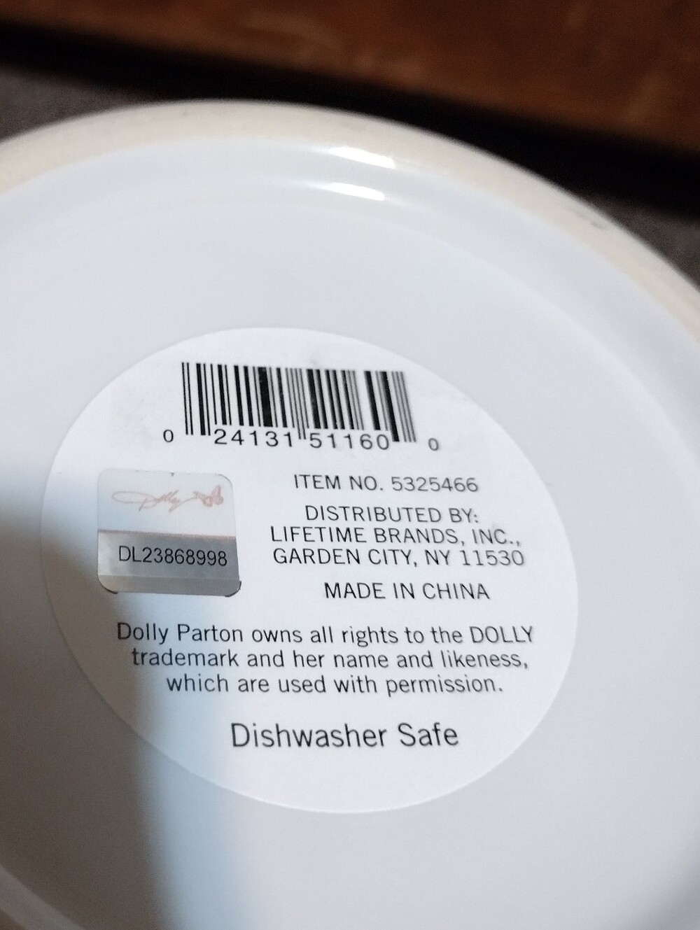 Dolly Parton's Ceramic Crock For Kitchen Tools & Gadgets - Picture 3 of 4
